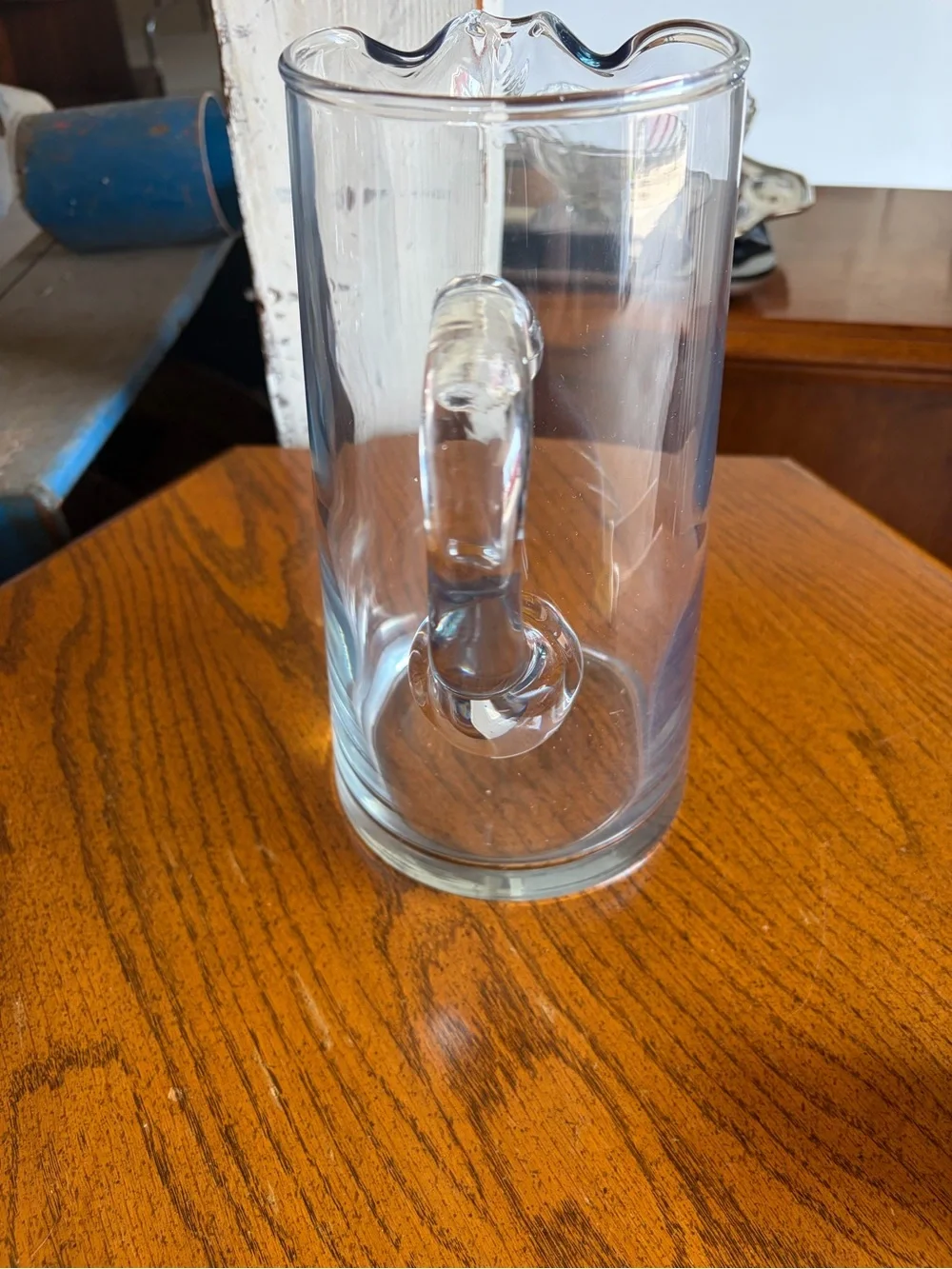 Clear Glass Pitcher with Handle - Home Dining
